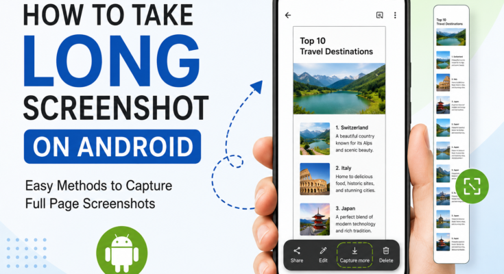 How to Take Long Screenshot on Android